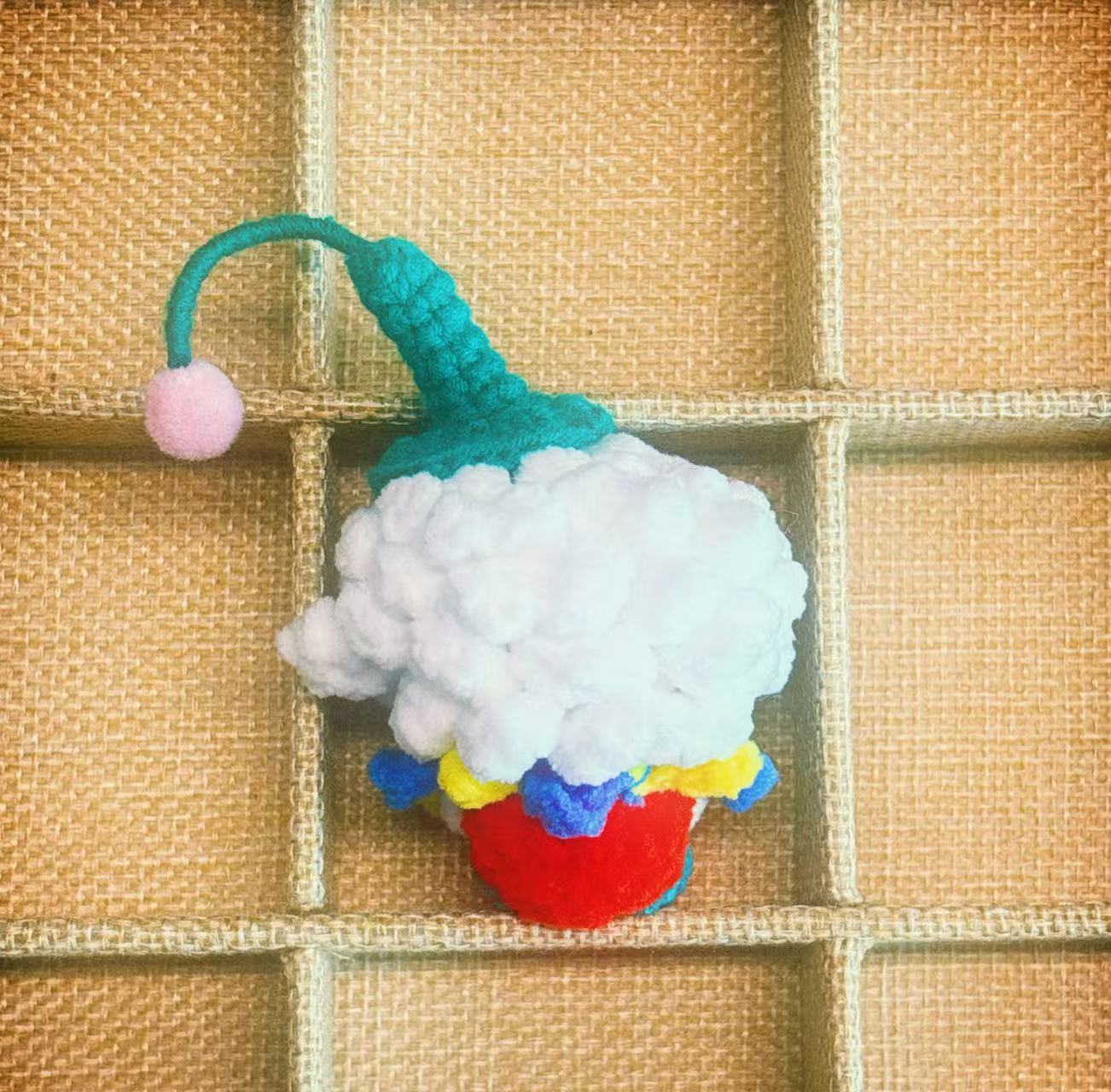 Handcrafted Crochet Clown Keychain & Figurine Collection – 10 Unique DIY Styles with Wooden Base (Gift Ideas for Adults & Kids)