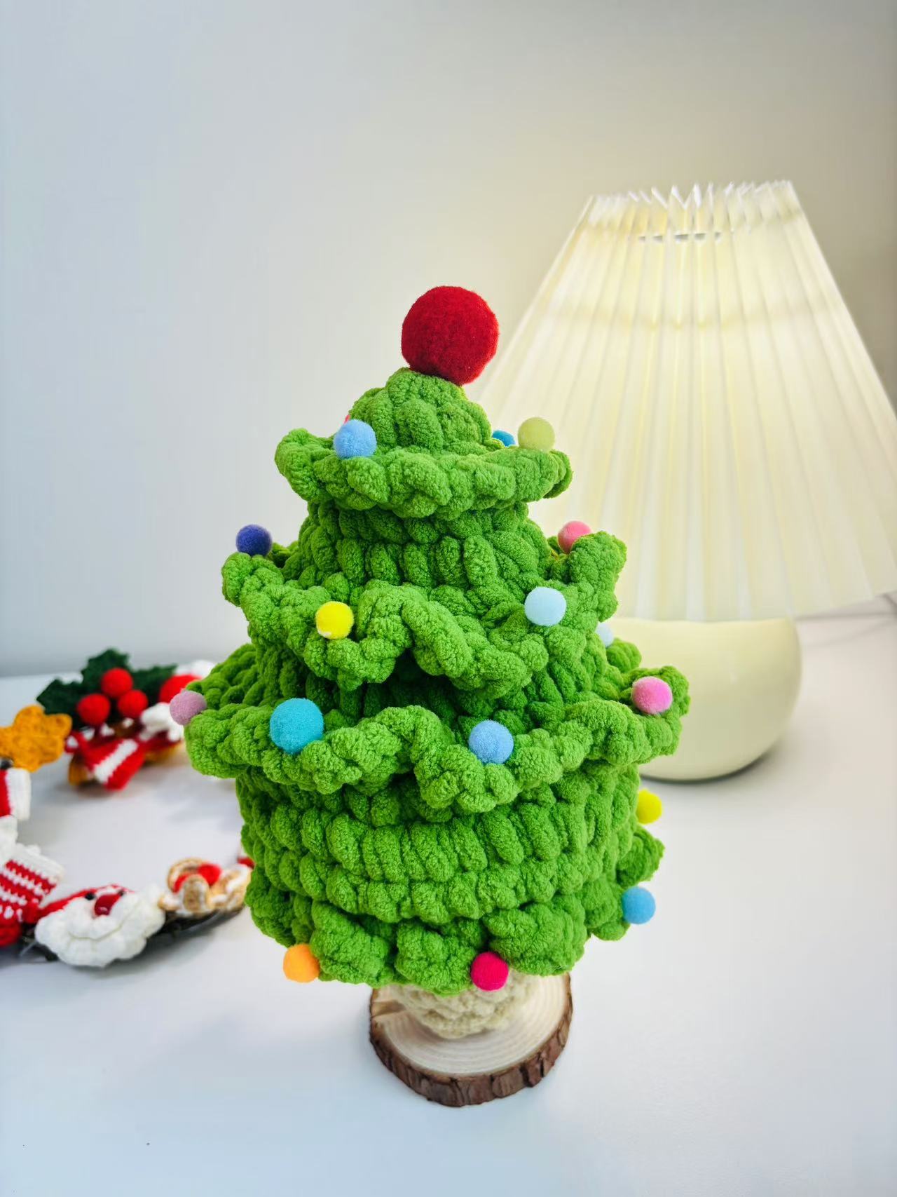 Handcrafted 25cm Crochet Christmas Tree