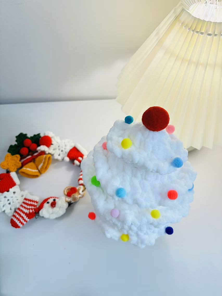 Handcrafted 25cm Crochet Christmas Tree